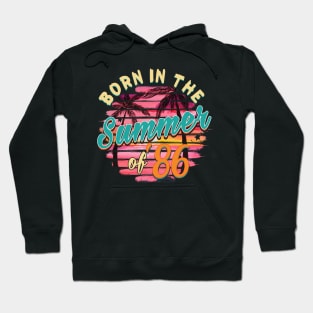 Vintage 33th Birthday Summer of 86 Birthday Hoodie